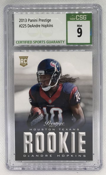 2013 Panini Prestige DeAndre Hopkins Rookie Card RC #225 CSG 9