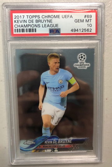 2017 Topps Chrome Kevin de Bruyne 
