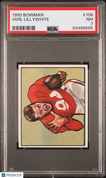 1950 Bowman Verl Lillywhite #108 PSA 7