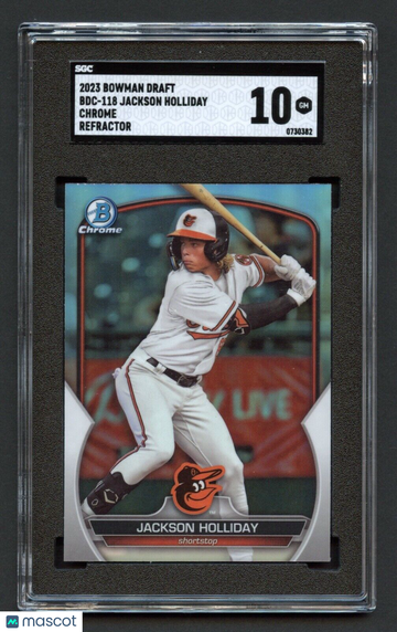 2023 Bowman Chrome Jackson Holliday Refractor SGC 10 (2711)