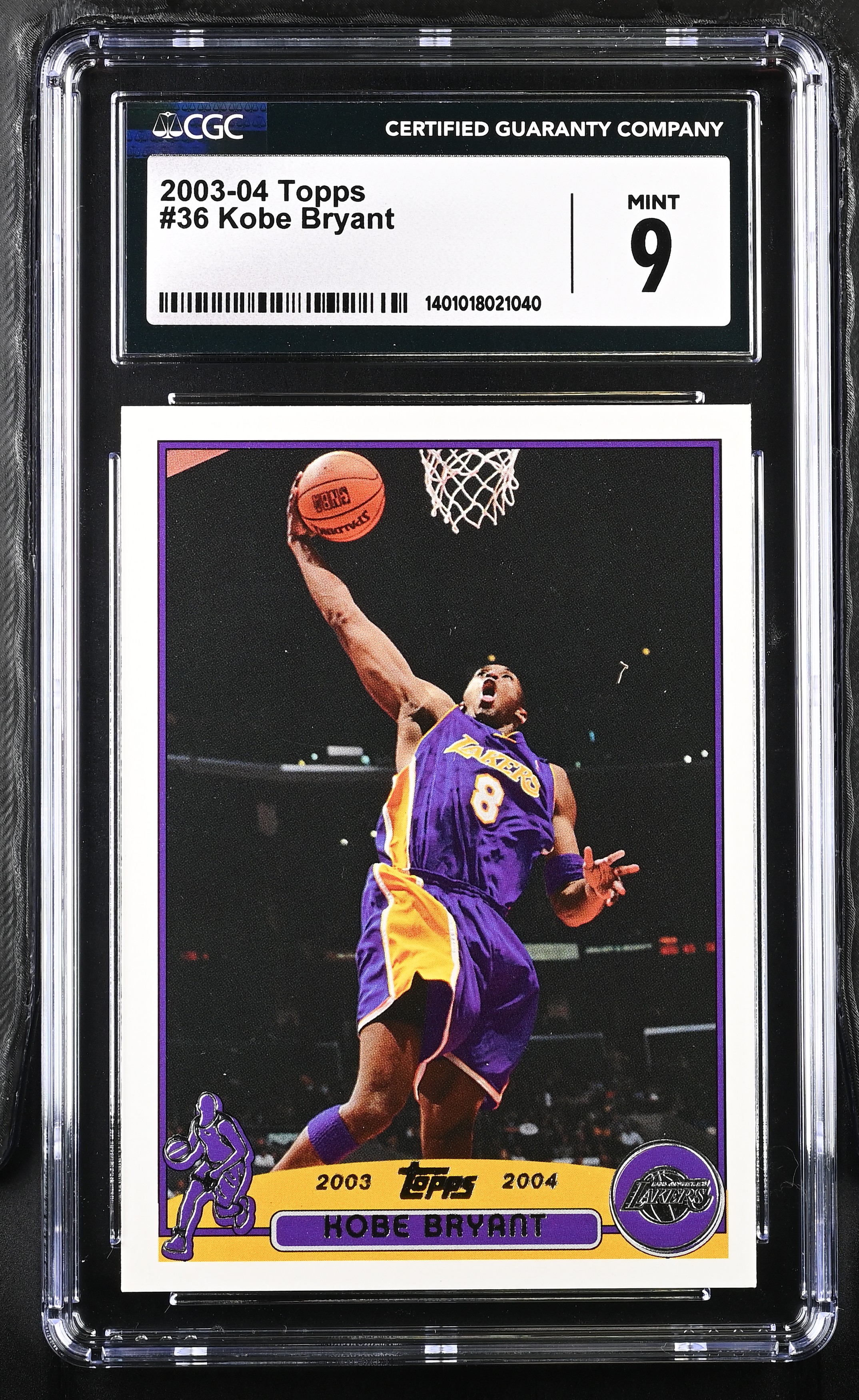 2003 Topps Kobe Bryant #36 CGC 9