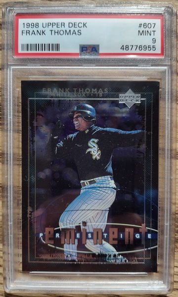 1998 Upper Deck Frank Thomas PSA 9