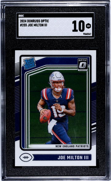 2024 Donruss Optic #255 Joe Milton III SGC 10