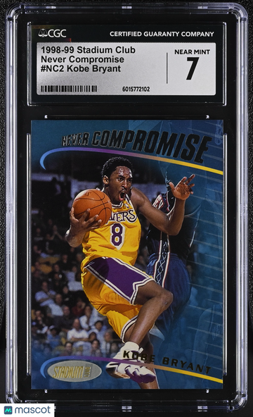 1998-99 Stadium Club Kobe Bryant #NC2 Never Compromise CGC 7