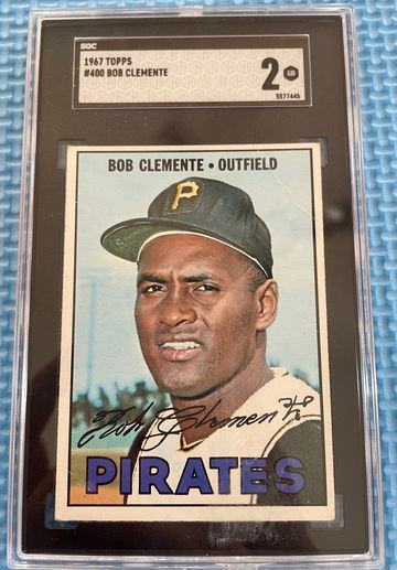 1967 Topps Roberto Bob Clemente #400 SGC 2