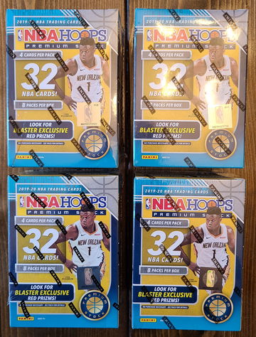 (4) 2019-20 Panini NBA Hoops Premium Stock Blasters