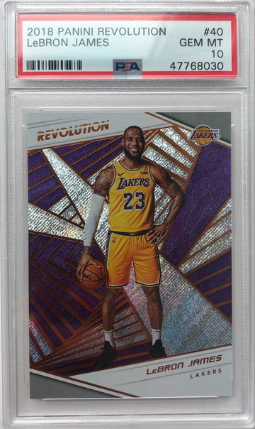Lebron James 2018 Revolution #40 PSA 10 WILL NOT BE THE CERT # PICTURED