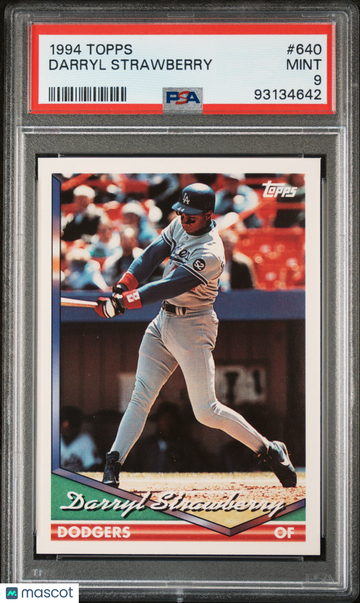 1994 Topps Darryl Strawberry #640 PSA 9