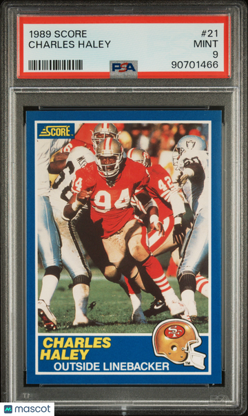 1989 Score Charles Haley #21 PSA 9