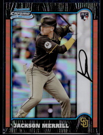 2024 Bowman Chrome Jackson Merrill #BC25-19 RC /125 Auto