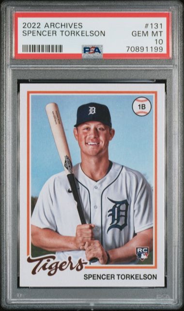 2022 TOPPS ARCHIVES SPENCER TORKELSON