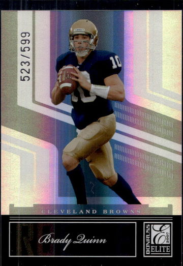 2007 Donruss Elite Brady Quinn #113 RC /599