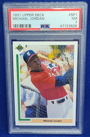 1991 Upper Deck Michael Jordan #SP1 PSA 7