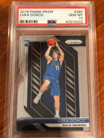 2018 Panini Prizm Luka Doncic PSA 10