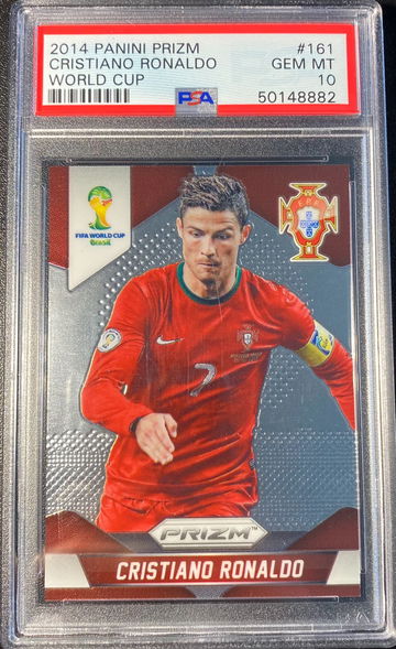 Cristiano Ronaldo 2014 Prizm World Cup #161 PSA 10