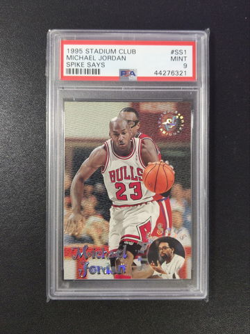  1995 Stadium Club #SS1 Michael Jordan PSA 9