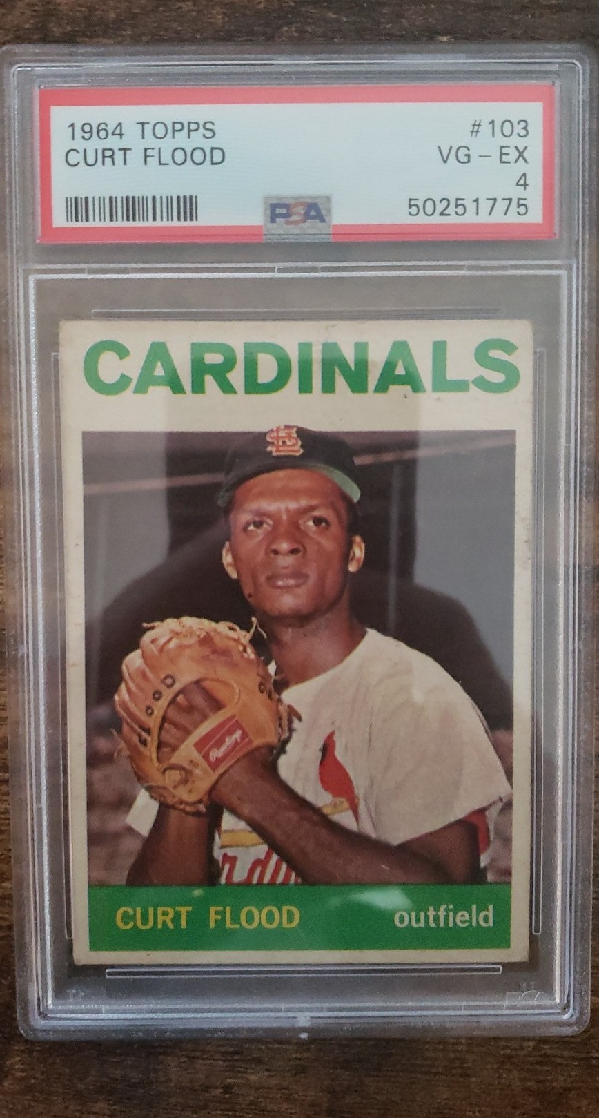 1964 topps flood psa 4