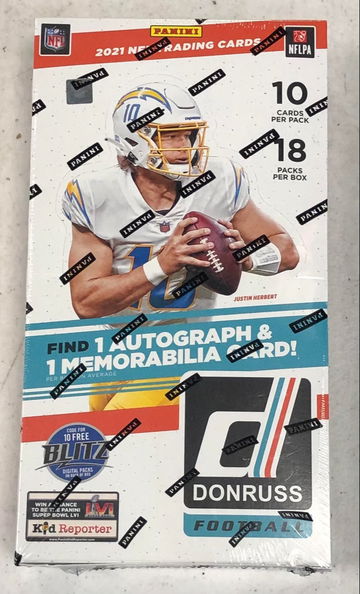 2021 PANINI DONRUSS FOOTBALL HOBBY BOX (SHIPS 9/8) - SUPPORT A LOCAL CARD SHOP!