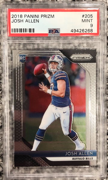 2018 Prizm Josh Allen PSA 9