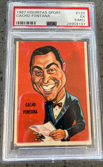 1967 Figuritas Sport Cache Fontana PSA 5(MC)