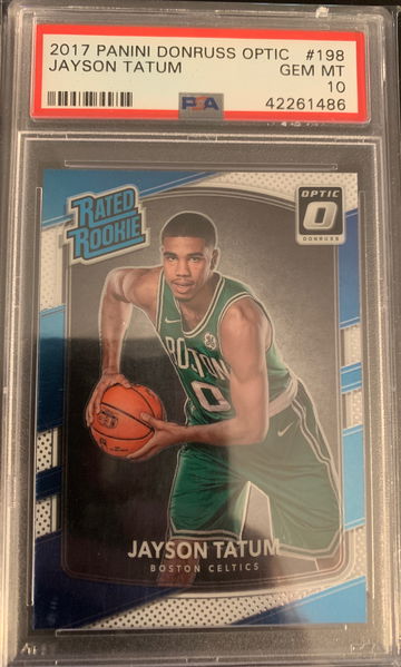 2017 Optic Jayson Tatum PSA 10