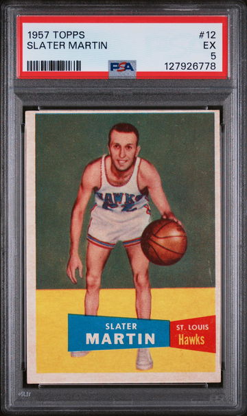 1957 Topps Slater Martin #12 PSA 5