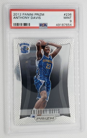 ANTHONY DAVIS 2012 Panini Prizm #236 Rookie RC Lakers Finals - PSA 9 MINT