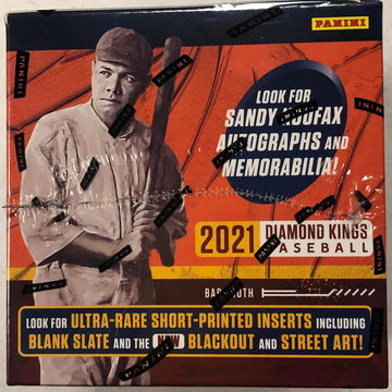2021 PANINI DIAMOND KINGS BASEBALL FACTORY SEALED HOBBY BOX - SUPPORT YOUR LCS!