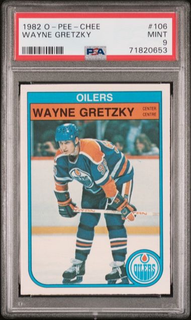 1982 OPC Wayne Gretzky PSA 9