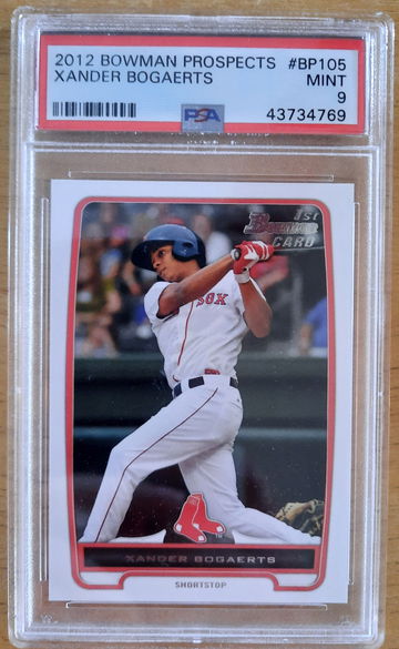 Xander Bogaerts 2012 Bowman PSA 9