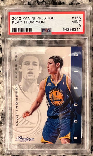 2012 Panini Prestige Klay Thompson #155 PSA 9