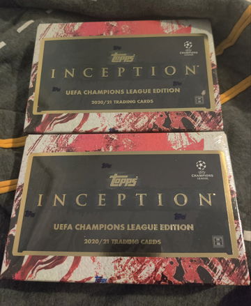 Topps Soccer UEFA Champions League Inception 2021 Hobby Box