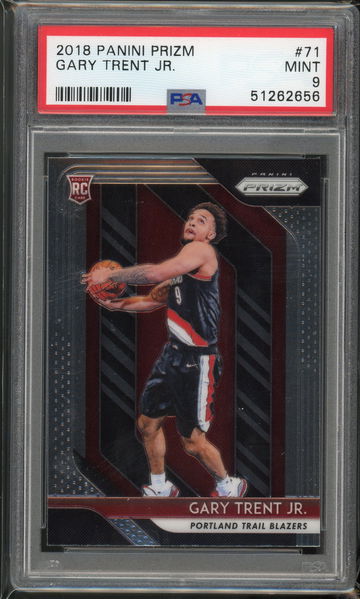 2018 Prizm Gary Trent Jr PSA 9