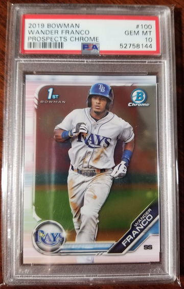 2019 Bowman Chrome Wander Franco PSA 10