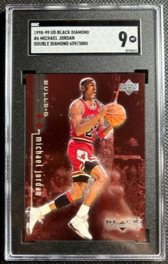1998-99 Upper Deck Black Diamond /3000 Michael Jordan #6 HOF SGC 9 MINT