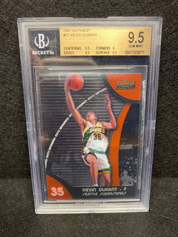 Kevin Durant Topps Finest Rookie