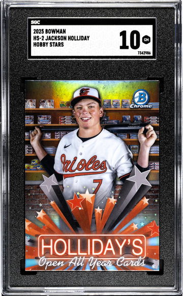 2025 Bowman #HS-2 Jackson Holliday Hobby Stars SGC 10