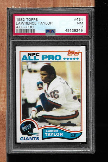1982 TOPPS LAWRENCE TAYLOR