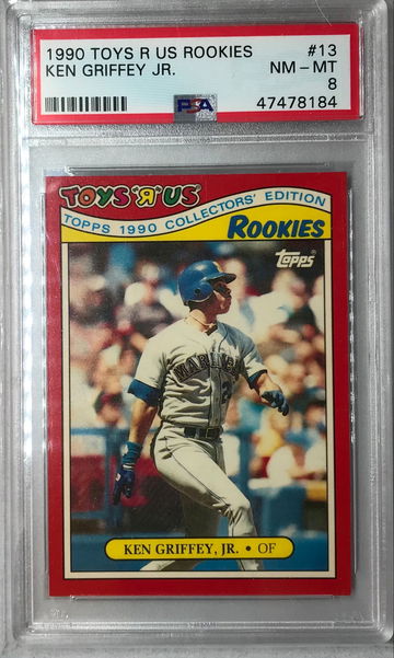 Ken Griffey Jr. 1990 Toys R Us Rookies #13- PSA 8 