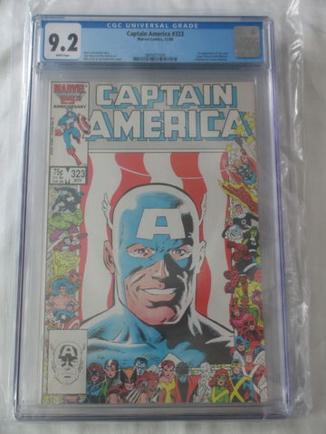 Captain America 323 CGC 9.2 1st John Walker and Battlestar. Falcon and the Winter Soldier!