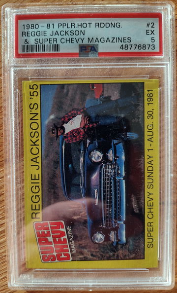1980-81 Hot Rodding Reggie Jackson PSA 5