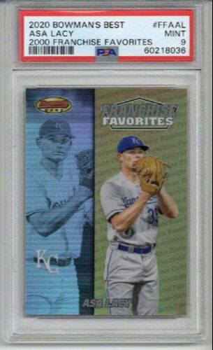 2020 BOWMAN'S BEST 2000 FRANCHISE FAVORITES #FFAAL ASA LACY ROYALS PSA 9