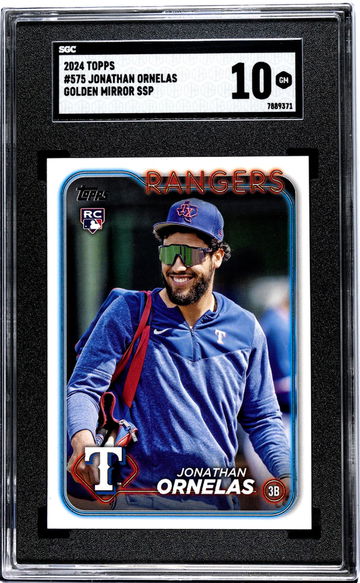 2024 Topps Series 2 Golden Mirror Jonathan Ornelas #575 RC SSP SGC 10