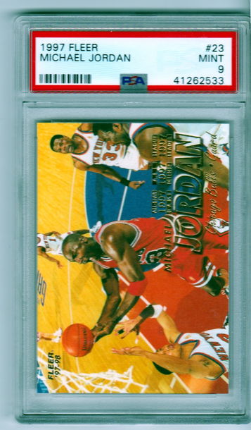 1997 Fleer Michael Jordan PSA 9 Mint