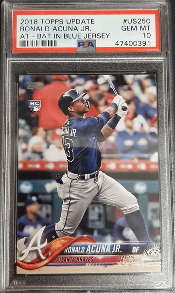 2018 Topps Update Ronald Acuna Jr PSA 10