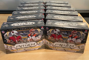 Lot of (12) 2020 Prizm Football Sealed Target Mega Box