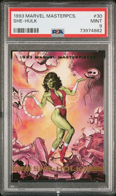 1993 Marvel Masterpieces SHE-HULK #30 PSA 9