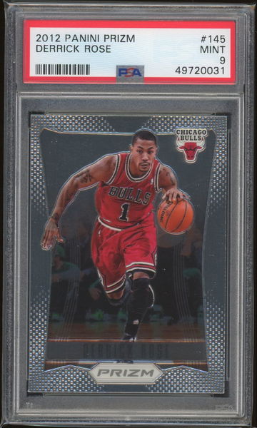 2012 Panini Prizm Derrick Rose PSA 9