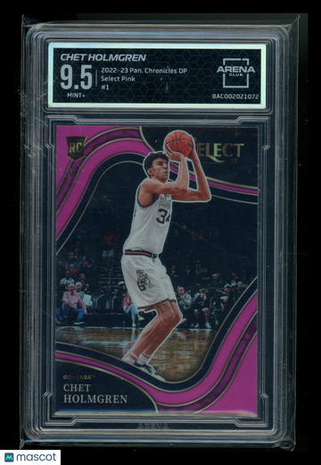 2023 2022-23 Panini Chronicles DP Select Pink Chet Holmgren #GO-10A RC Arena Club 9.5