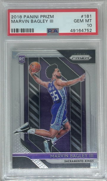 MARVIN BAGLEY III 2018-19 Panini Prizm RC Rookie PSA 10 Gem Mint